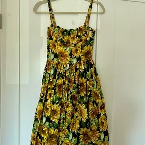 Bernie Dexter Sunflower Print Dress